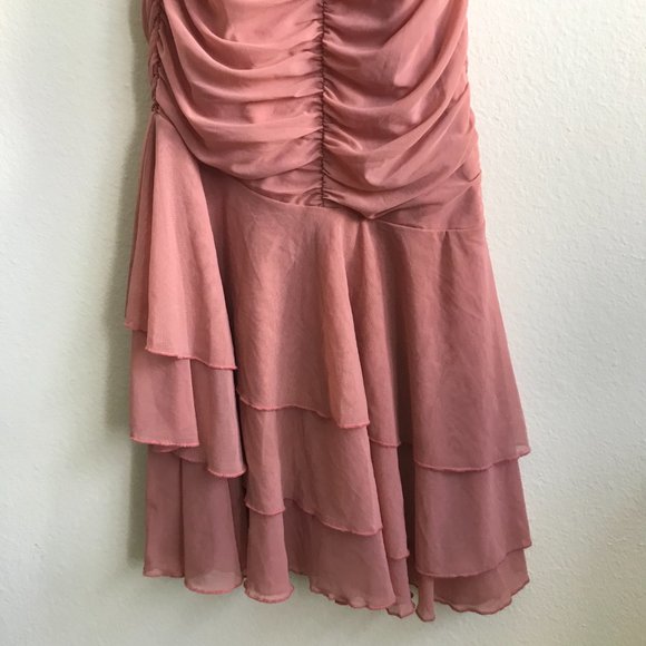 Michael Costello x REVOLVE Hilary Mermaid Gown in Blush Size M Medium - Picture 11 of 12